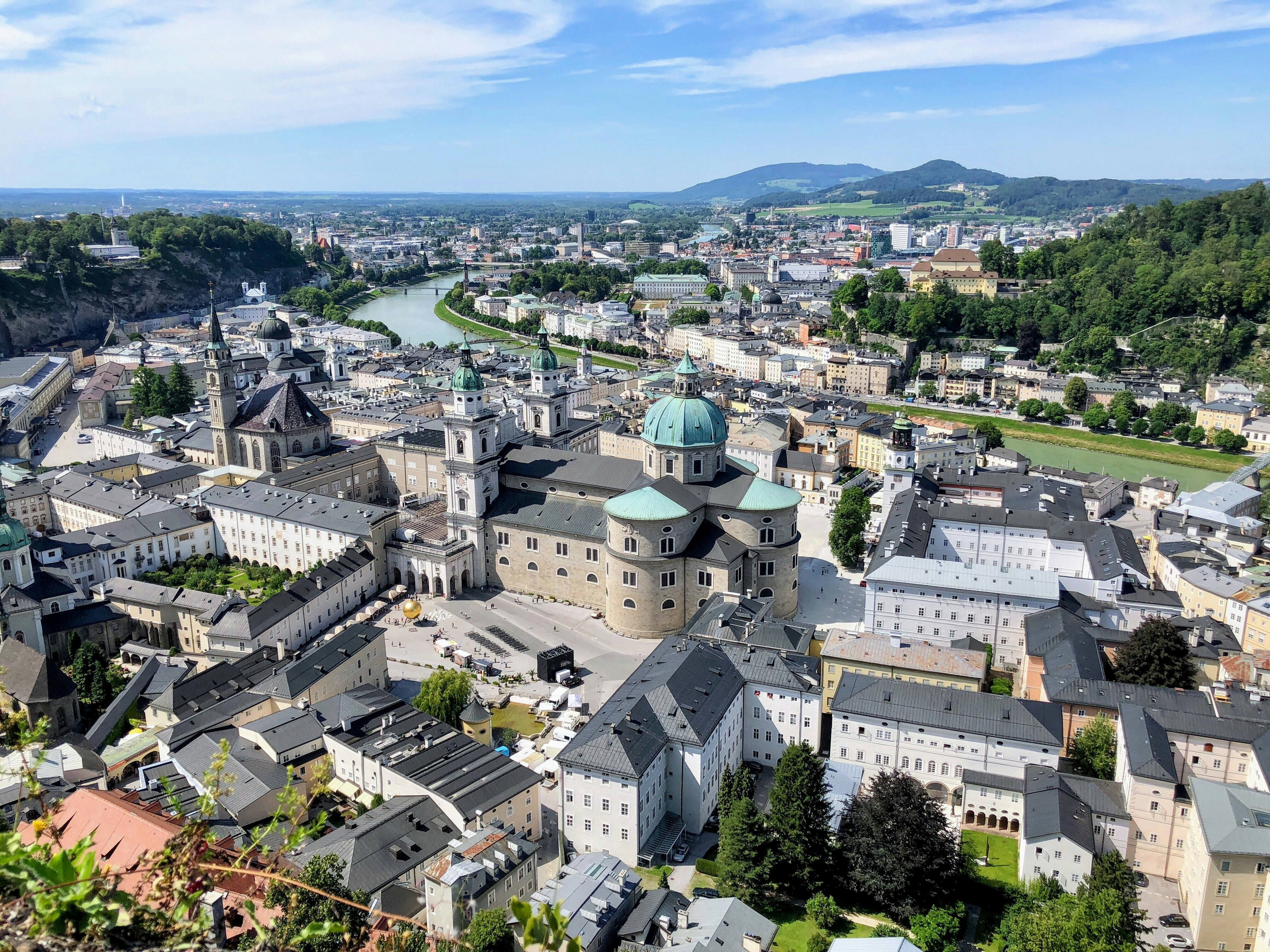 Salzburg's Baroque architecture and fortress