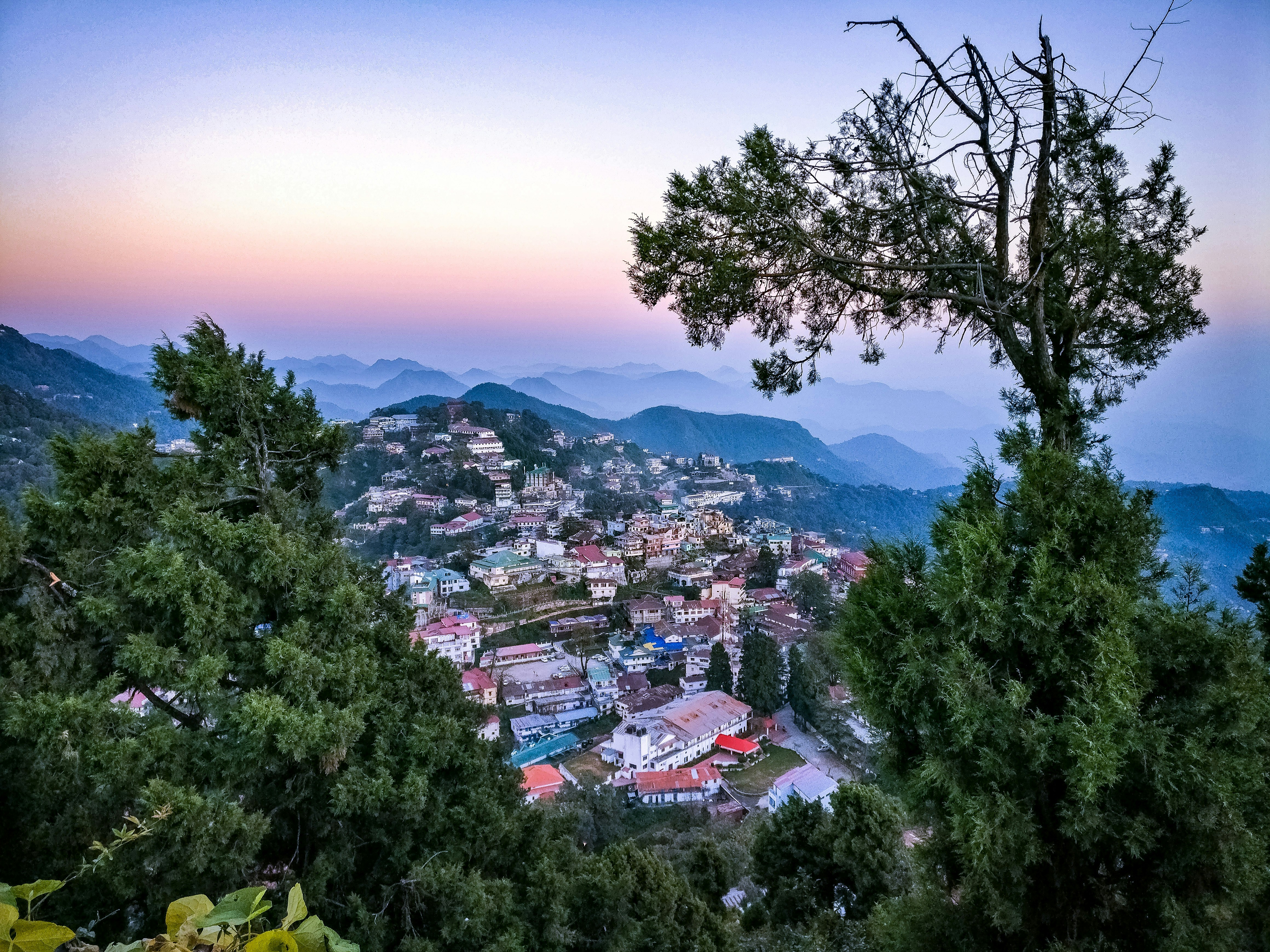 Mussoorie's Mall Road and colonial-era architecture