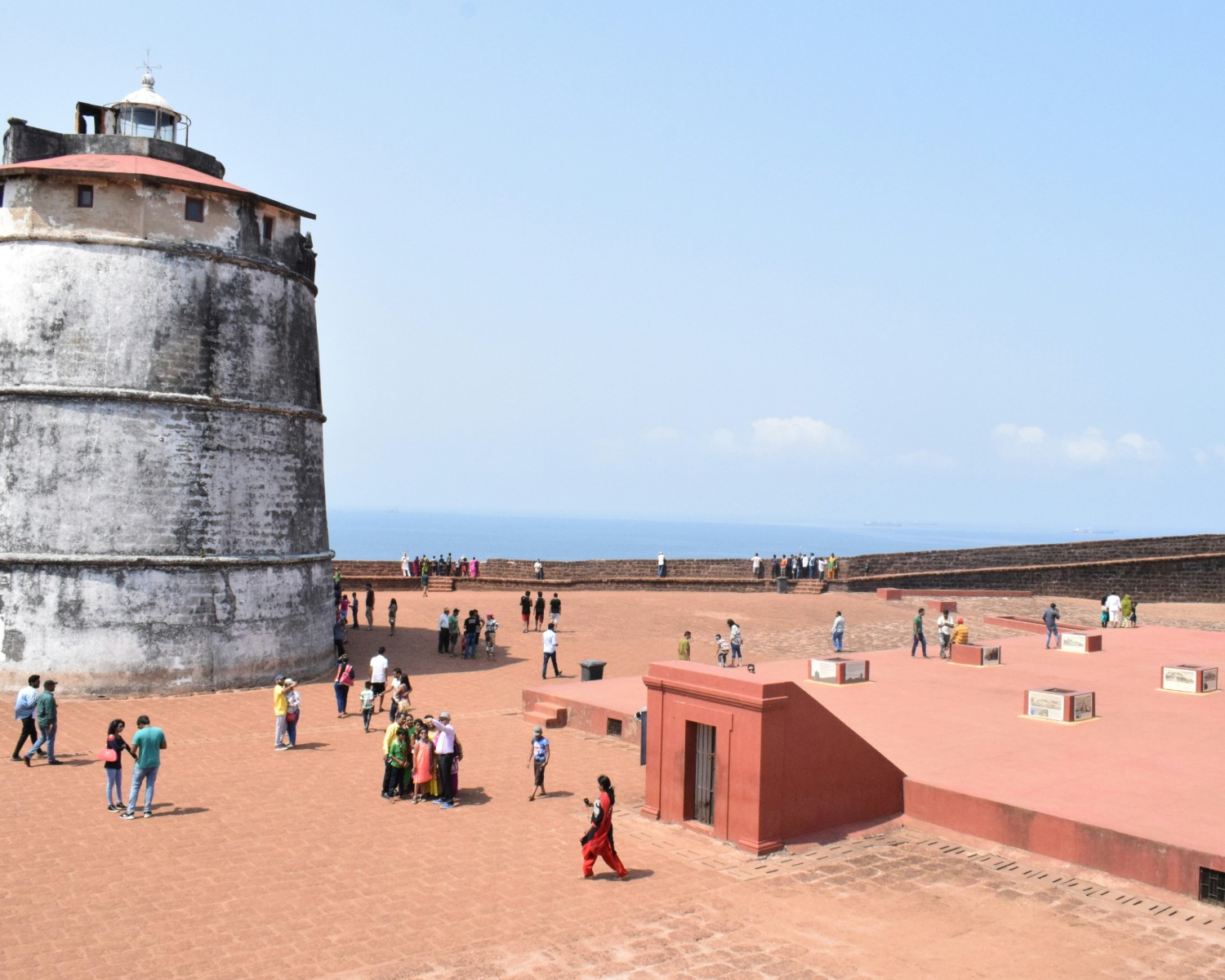 Fort Aguada lighthouse overlooking Arabian Sea