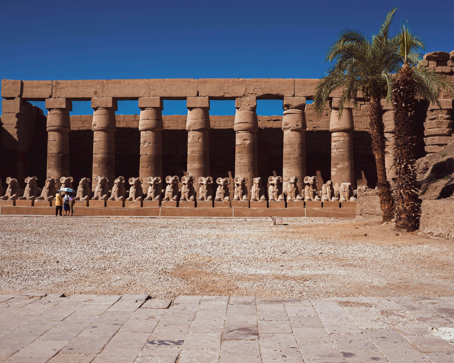 Karnak Temple's massive columns