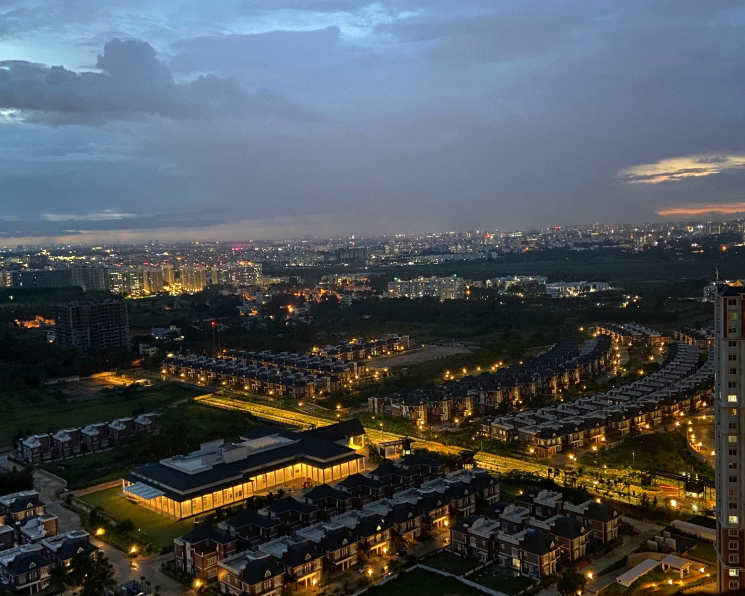 Bengaluru skyline showcasing modern tech architecture