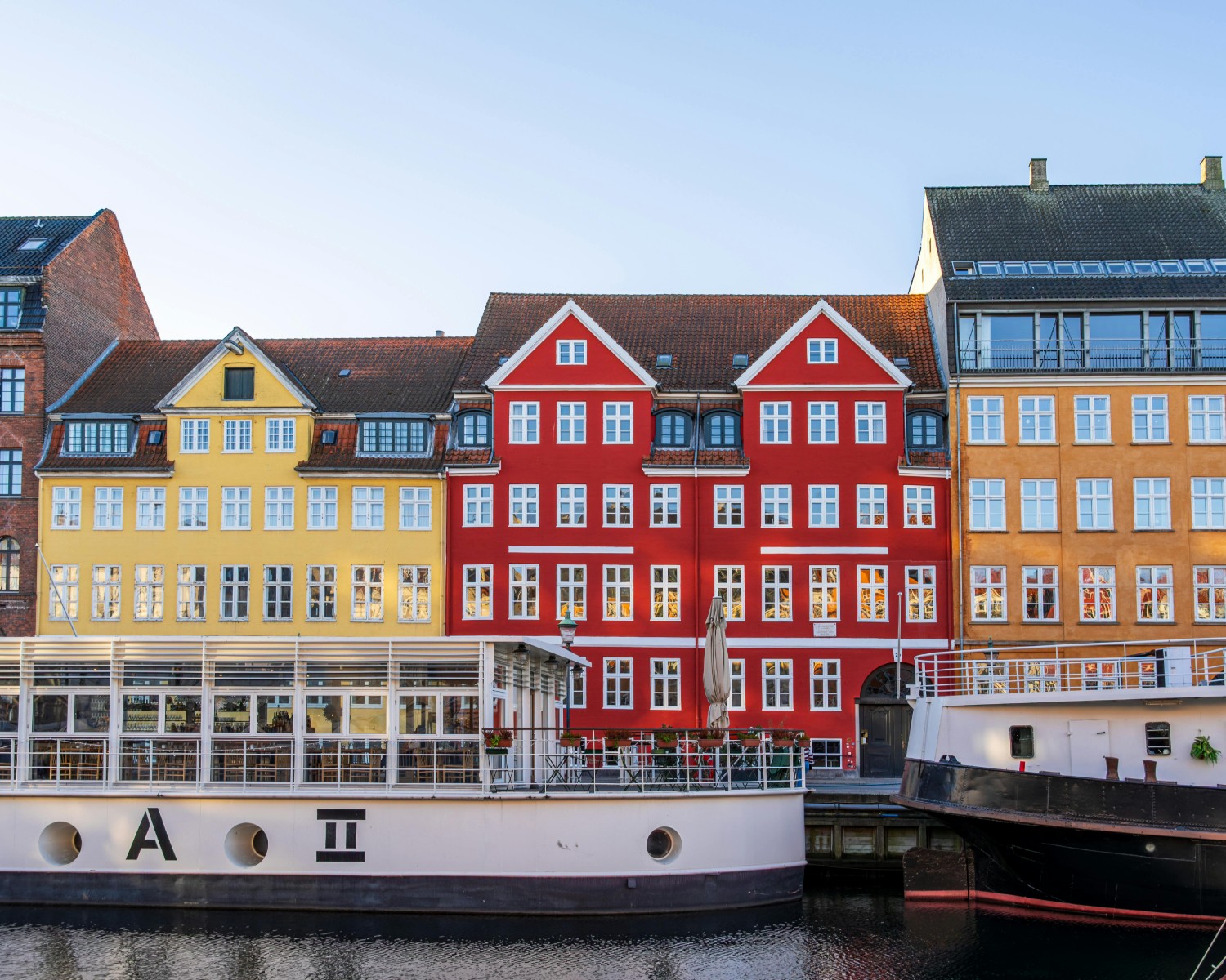 Gamla Stan's colorful buildings and cobblestone streets