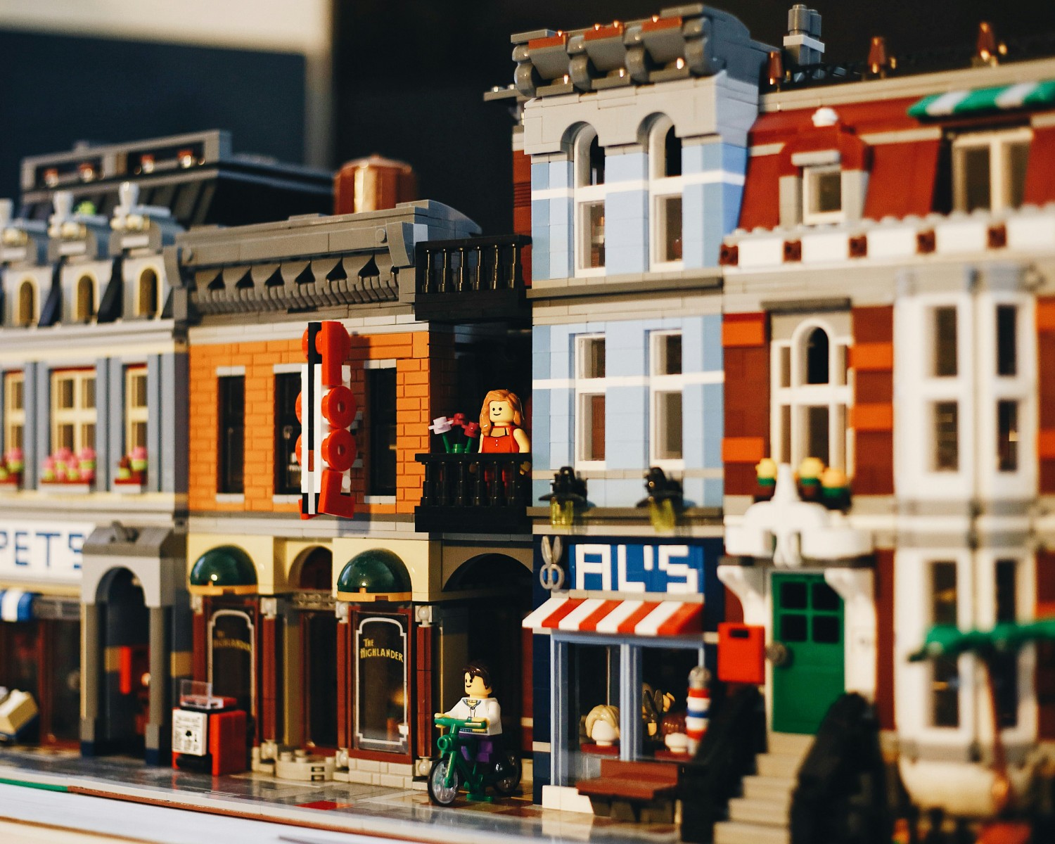 Legoland Billund theme park with LEGO constructions