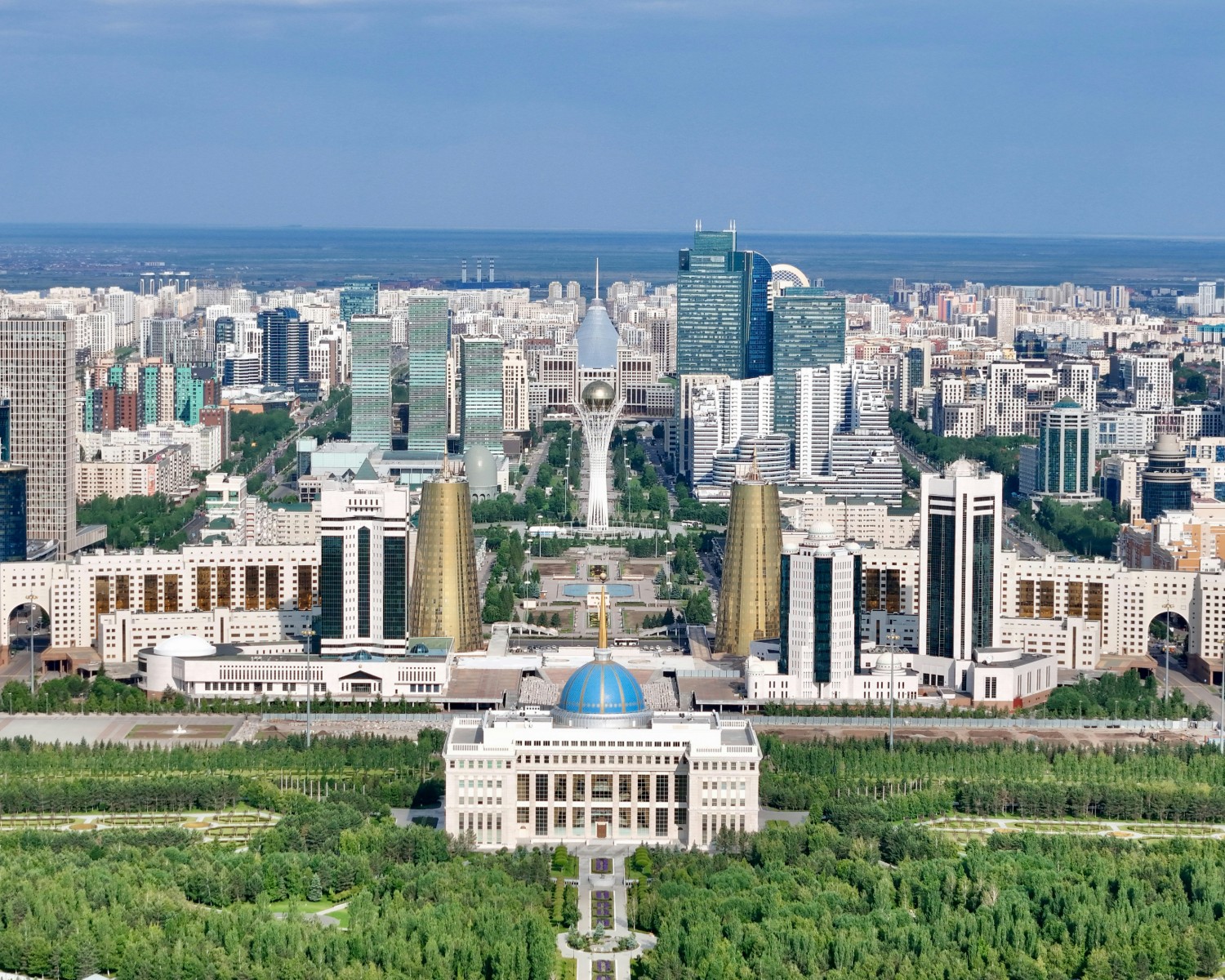 Baiterek Tower symbolizing Kazakhstan's independence